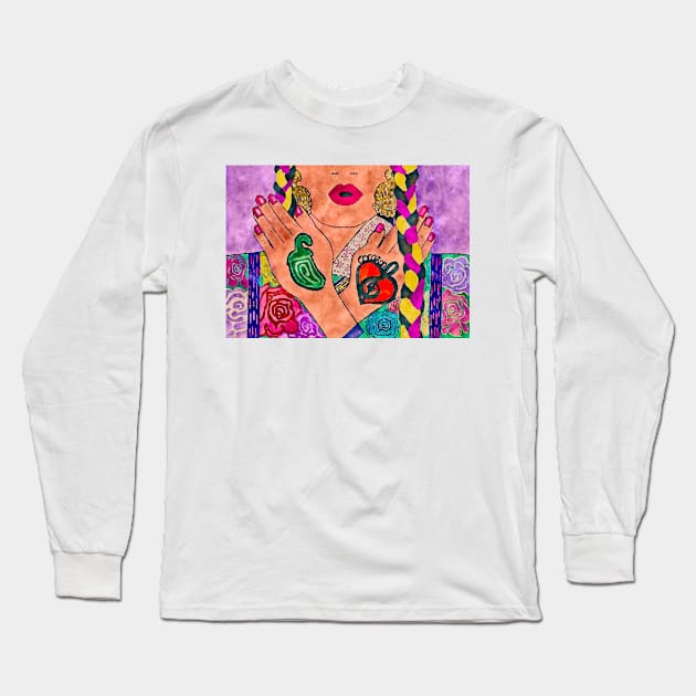 Mexico mi amor model no. 4 Long Sleeve T-Shirt by asanaworld